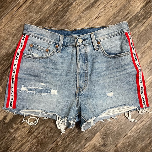 Levi’s limited 501 Womens High Rise Shorts Bin-E Rare Sz W29 (31in measurement) - Picture 1 of 10